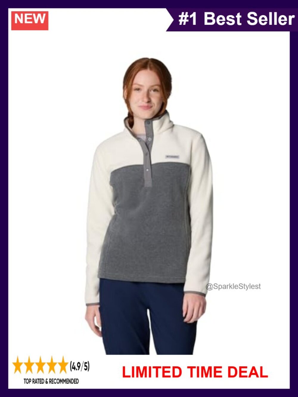 Columbia Benton Springs 1/2 Snap Fleece Pullover Women's
